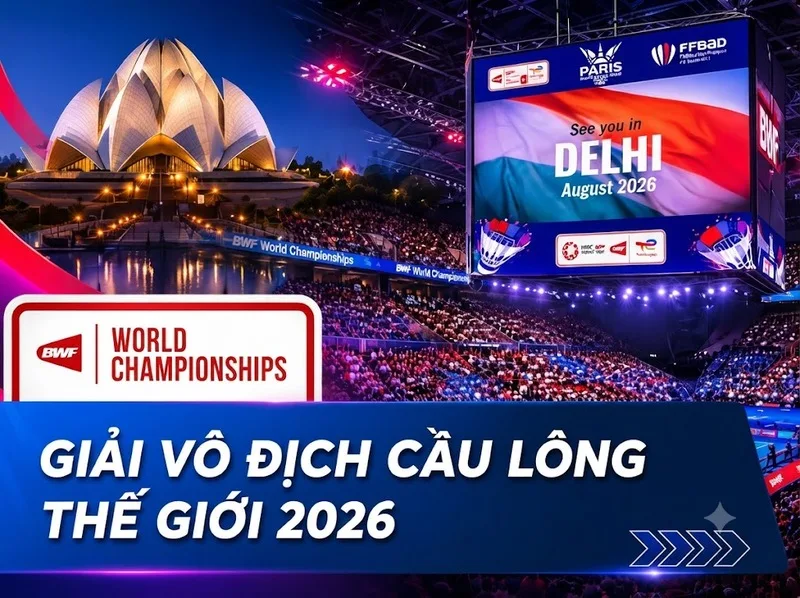 Giải cầu lông vô địch thế giới quy tụ những tay vợt hàng đầu tranh danh hiệu danh giá.